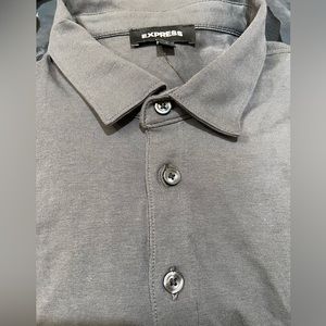 Express Gray Polo - NWT